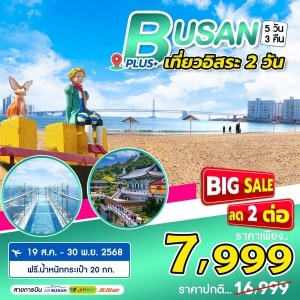 ทัวร์เกาหลี Busan Plus+ 5วัน 3คืน (BX)